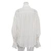 Tossy Casual Loose See-Through Shirts Women's Autumn Lapel Long Sleeve Patchwork Blouse Top Streetwear Female Solid Shirts Top