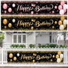 Happy Birthday Banner Birthday Party Decoration Kids Boys Girl Baby Shower Decoration Bunting Garland Banners Flags Anniversary