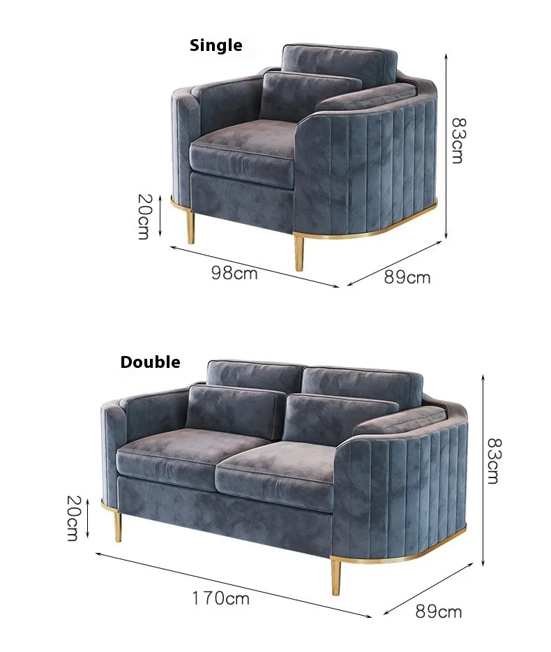Modern fancy Living Room Sofas designer Green Floor Armchair Sofas Sets Lounge Sectional Divani Da Soggiorno Bedroom Furniture
