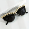 Flower Cat Eye Retro Rhinestones Sun Glasses for Women Elegant Fashion Men Trend Brand Designer Outdoor Party Shades Eyewear