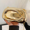 Fashion Elegant Metal Closure Box Shaped Crossbody Bags Women Evening Bags Wedding Mini Ladies Wallet Party Cute Purse ClutchBag
