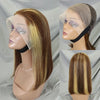 4/30/4 Color Human Hair Bob Wig Straight 13x4 Lace Front Human Hair Wigs Brazilian Wig Short Human Hair Bob Wigs Ombre Wig