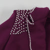 2 Pieces Women's Sets Autumn Winter Long Sleeve Pearl Blazers Suit Tops And Pants Suits Two Piece Set Tracksuit Outfit 2025