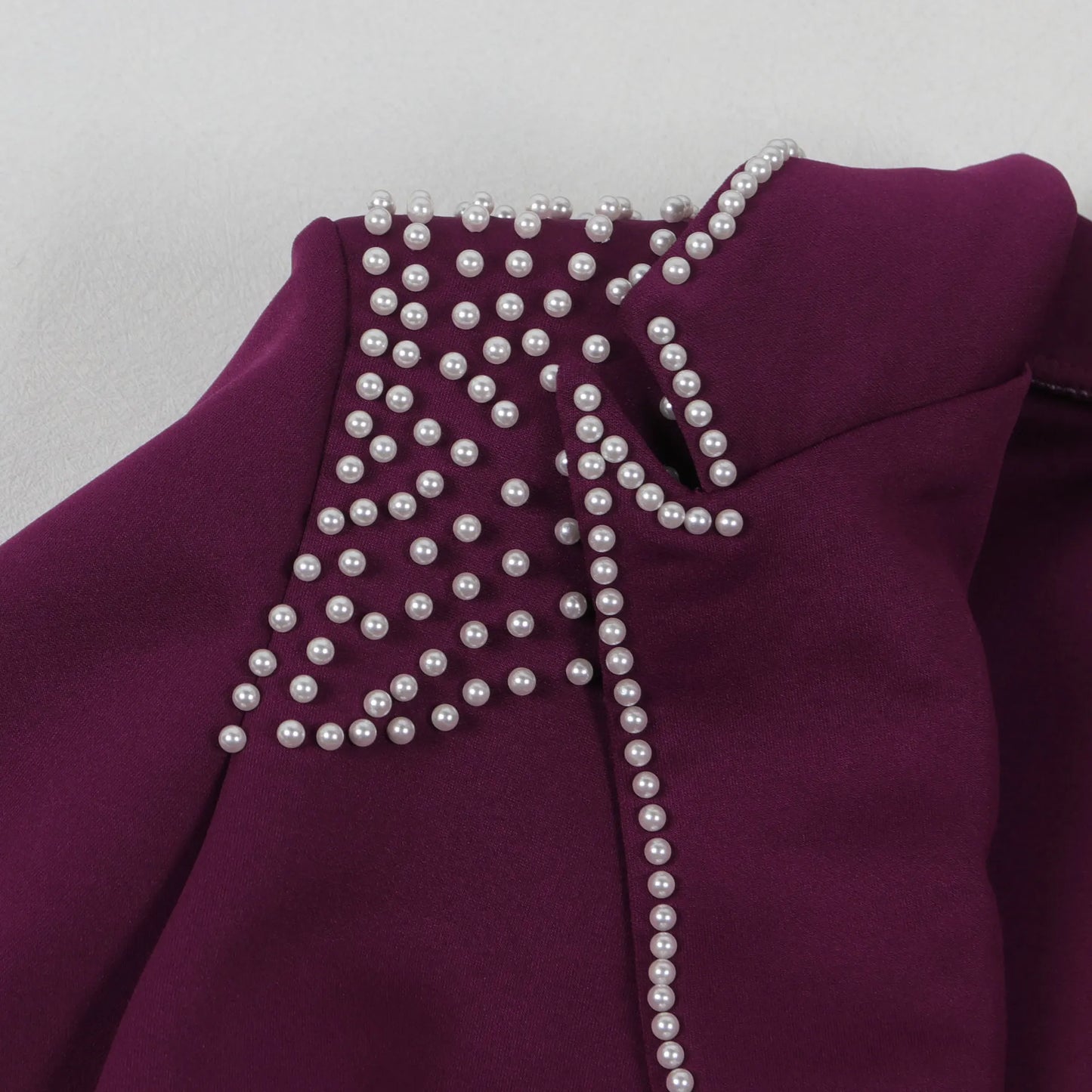 2 Pieces Women's Sets Autumn Winter Long Sleeve Pearl Blazers Suit Tops And Pants Suits Two Piece Set Tracksuit Outfit 2025