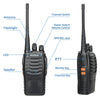 2/4PCS Baofeng BF-888S V2 Walkie Talkie Dual Band Portable Long Range Standby UHF 400-470MHz USB Ham Two Way Radio for Hunting