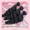 12A Loose Wave Bundles 100% Human Hair Extensions Malaysian Hair Weave Tissage Cheveux Humain Wave 1 3 4 Bundles For Black Women