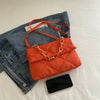 Acrylic Chain Crossbody Square Bags Casual Flap Women Commute Bags Quilted All-match Winter Large Capacity for Girls Shopping