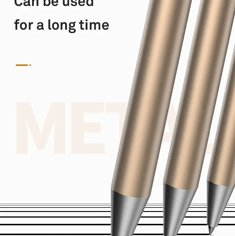 DELI Metal Sign Pen 0.5mm Gel Ink Pens Golden Silver Color Metallic Writing Pen Office Supplies