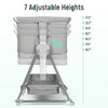 Bassinet for Babies Large Volume and Mobile with Storage Basket Bedside Sleepers for 0 to 6 Months Baby Infants