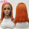 Blue Bob Wigs Human Hair 13x4 HD Lace Frontal Wig Human Hair Pre Plucked 180% Density Straight Short Blue Bob Wigs for Women