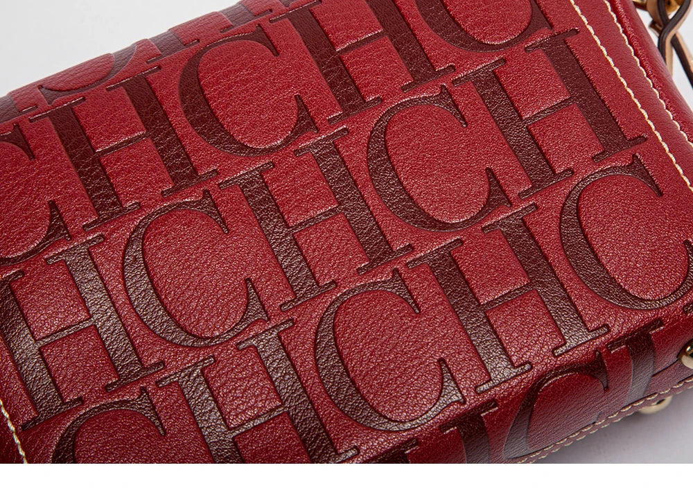 Fashionable Classic Light Luxury Design Exquisite Craftsmanship Women's New Shoulder Bag Letter PU Material Crossbody Bag