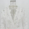 New In Jumpsuit Women White Overalls Party Lace Rompers Bodysuit One Piece Long Sleeve V-neck Long Pants Y2k Elegant Spring Work