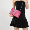 Crocodile Embossed Shoulder Bags For Women Flap PU Leather Fashion Rhinestone Decor Small Square Crossbody Bag Designer Handbag