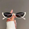 Half Frame Cat-eye Sunglasses Fashion Style Colored Women's Sunglasses Uv400 Fashion Shades Eyewear Summer Anti UV Sunglasses
