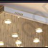 Chandelier K9 Crystal Pendant Ball Square Chandelier Lighting Fixture Raindrop Curtain Glass Chandelier LED Light