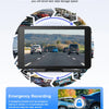 Jansite 7" Car DVR 2.5K Dash cam Wireless Carplay Android Auto Front and Rear Camera Dashboard Driving Recorder Dual Lens Wifi