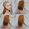 10-16 Inches 200% Density Water Wave Bob Human Hair Wigs  Short Deep Curly Brazilian Remy Human Hair Wigs for Black Women