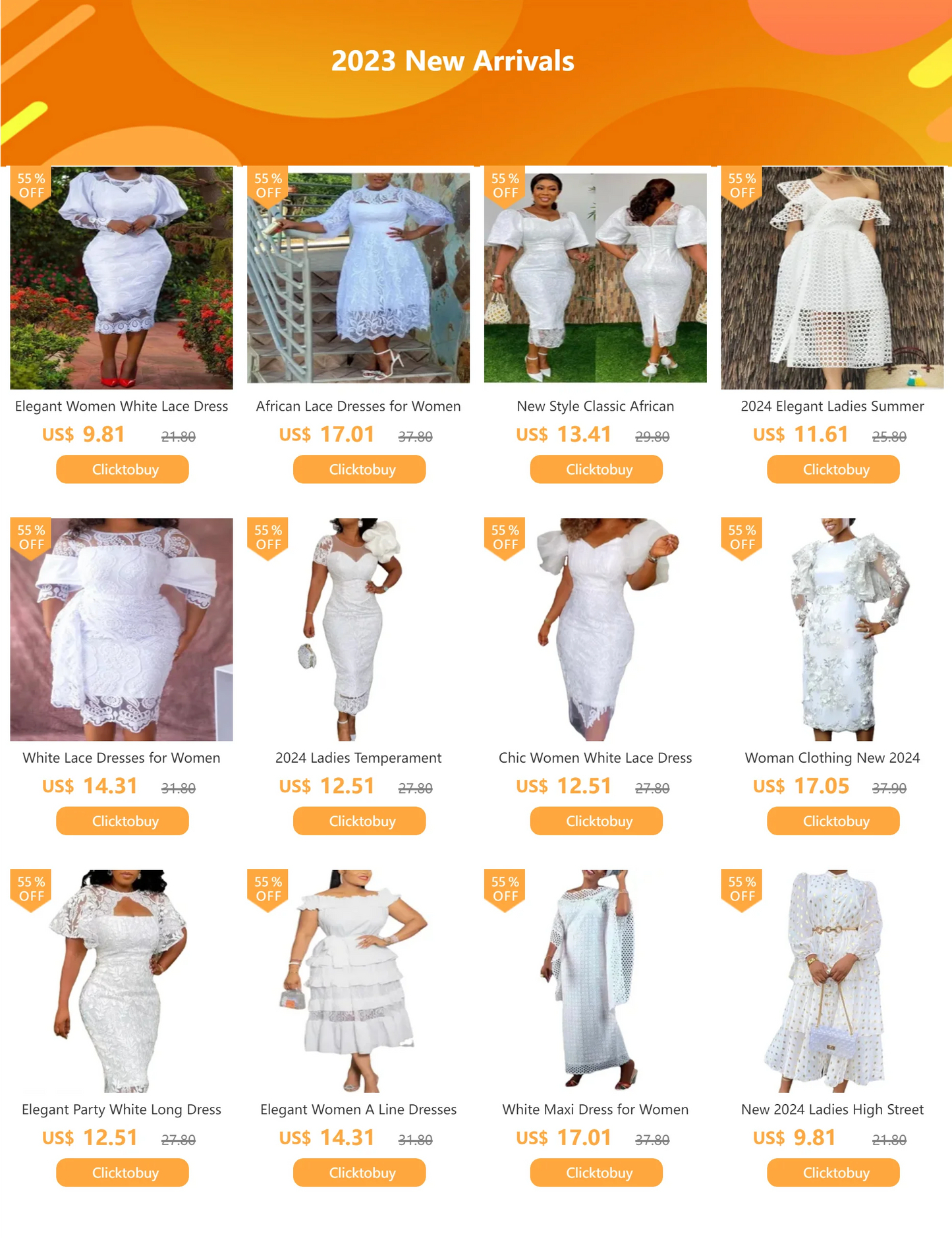 Elegant Women White Lace Dress Puff Sleeve Embroidery Pencil Dress Large Size 4XL Ladies Wedding Birthday Dinner Evening Clothes