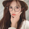 NEW Double Bridge Square Anti-blue Light Glasses Women Men Vintage Transparent Computer Glasses Oversize Frame Eyeglasses