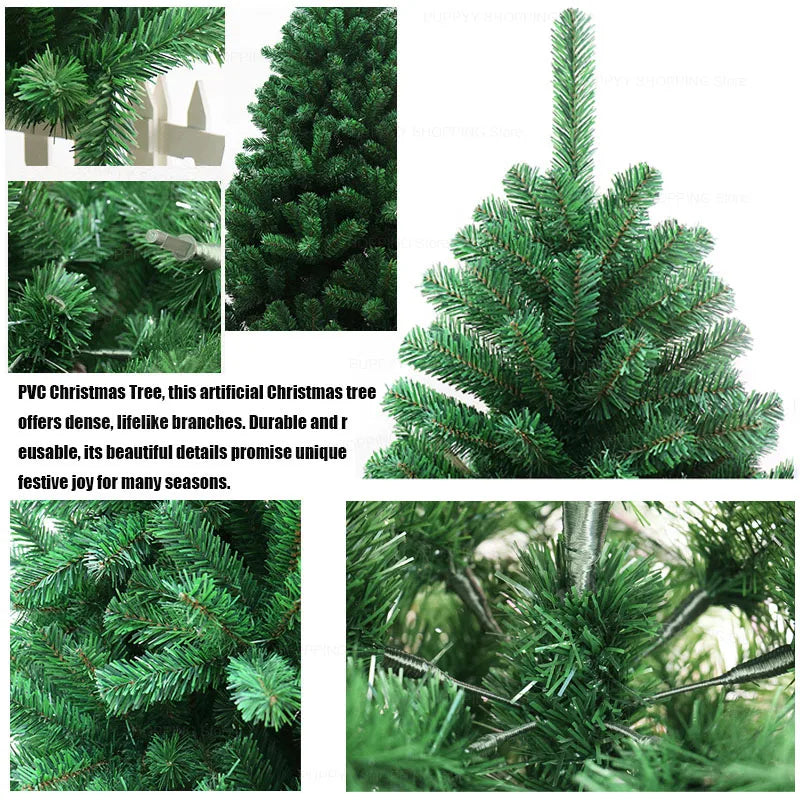 55CM Detachable Christmas Trees, New Year Christmas Tree Decorations, Artificial PVC Home Party Garden Decoration Xmas Tree