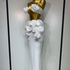 Women Sexy Camisole Floral Bandage Long Skirts 2-Piece Set 2025 Celebrity Elegant Party Cocktail Prom Gown Nightclub Outfit