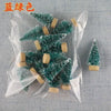 12 Piece DIY Mini Christmas Tree Sisal Silk Cedar - Desktop Decoration Small Christmas Tree 2025 Xmas New Year Navidad Decor