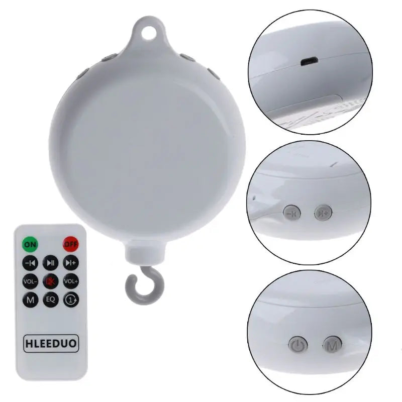 35 Songs Baby Mobile Crib Bed Bell Toy Windup Movement Music Box Machine Rattle Dropshipping