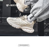 Autumn Men's New Breathable Sports Shoes Fashion Thick Sole Casual Shoes Comfortable and Versatile Trendy Running Shoes Spring