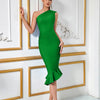 Elegant Bandage Dress Luxury Party Evening Club Night Cocktail Modest Holiday Bodcyon Celebrity Woman Clothes High Quality