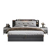 Minimalist Modern Full Bedroom Set Design Dresser Comfy Storage Double Bedroom Set Elegant Black Letto Matrimoniale Furniture