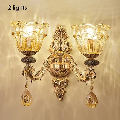 Chandelier Living Room Grand Luxury Crystal Lamp Dining Room Bedroom Decoration French Retro Chandelier Lighting Fixtures