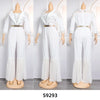 MD New African Women Long Jumpsuit 2023 Spring Summer Wedding Party Rompers Pants Set Dubai Turkey Ladies Dashiki Ankara Outfit