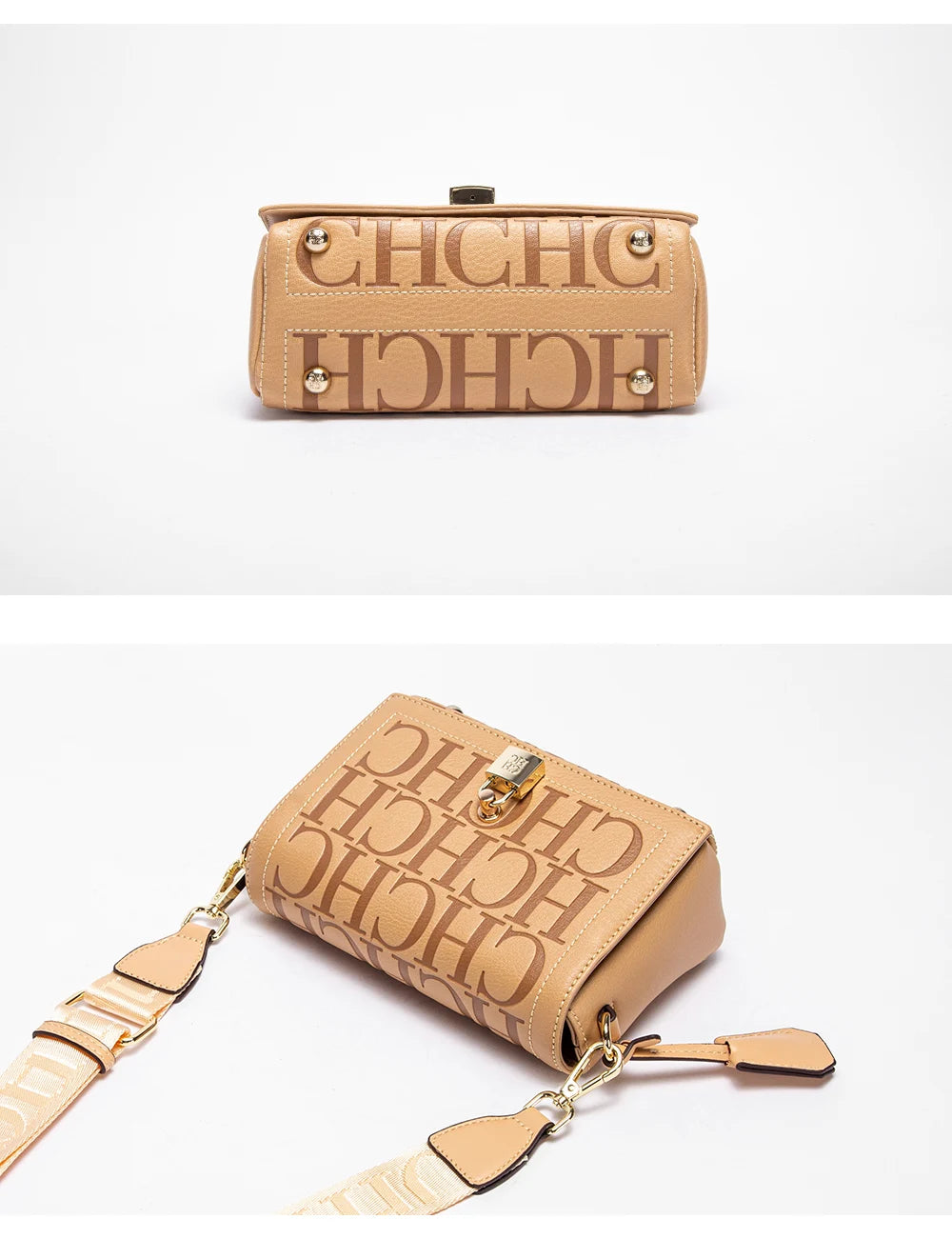 Fashionable Classic Light Luxury Design Exquisite Craftsmanship Women's New Shoulder Bag Letter PU Material Crossbody Bag
