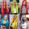 13x4/13x6 Grey Straight Lace Frontal Human Hair Wig Preplucked Colored Brazilian Straight Lace Front Human Hair Wigs For Women