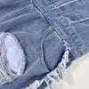 Sibybo Tassel Hollow Out  Overalls For Women Studded Diamond Strapless Backless Jeans Street Fashion Trend Jumpsuite Femme