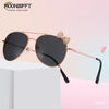 Kids Cute Sunglasses Metal Frame Children Sun Glasses Fashion Girls Outdoor Cycling Goggles Party Eyewear Photography Supplies