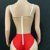 Multi colored triangle jumpsuit, party dress, birthday dress, bar party, dance party, dance team, gogo, women's bar, nightclub,