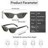 KLASSNUM Luxury Cat Eye Sunglasses Women Men Fashion Diamond Triangle Brand Designer Glitter Sun Glasses UV400 Shades Eyeglasses