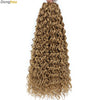 Beach Curl Crochet Hair Gogo Curl Crochet Hair 18 Inch Ombre Brown Blonde Bug Ginger T30 Synthetic Deep Wave Twist Crochet Braid