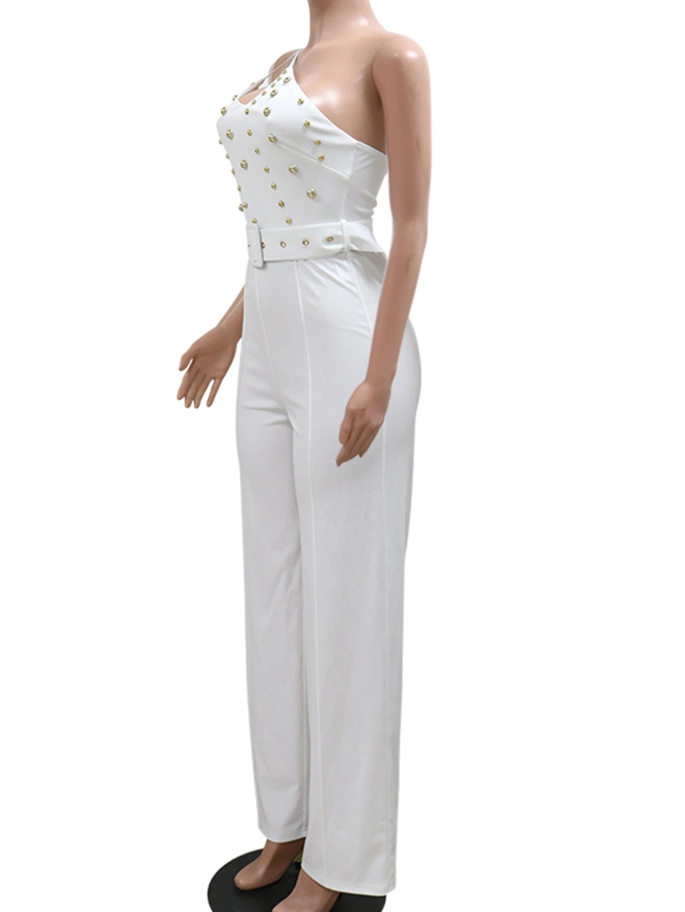 Sexy vintage rhinestone bodycon jumpsuit women 2025 summer Pants jumpsuits body birthday party club outfits bodysuit overalls HL