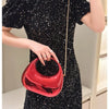 Luxury Designer Evening Clutch Clear Acrylic Women Handbags Fashion Shoulder Bag Half Moon Wedding Purses Party Tote Ladies 2025