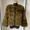 Damenmode Kunstpelzmantel superheiß Herbst Winter Damen kurze Kunstfuchsjacke flauschig hohe Qualität 7XL Damen Pelzmäntel
