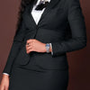 BWQ Women's Set Full Sleeve Button Blazer + Skirts Suit 2025 Winter Casual Streetwear Two 2 Piece Set Africa OL Work Outfits