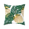 45cm Cushion Case Removable Polyester Green Plant Print Pillowcase Tropical Leaf Cactus Monstera Throw Cushion Cover Home Decor