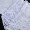 White Lace Dresses for Women Vintage Crew Neck Embroidery Tunic Package Hip Retro Elegant Midi Dress Holiday Party Wedding Gowns