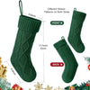 Christmas Stockings For Kids Large Size Cable Knit Stocking Christmas Decorations For Family Party