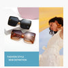 New Luxury Glamour Sunglasses for Women and Men Designer Famous Brand Glasses Square Stylish Trend Eyewear UV400