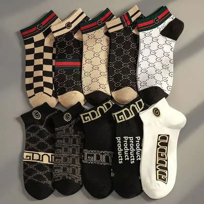 Men's Summer Socks Low-cut Absorbent Anti-odor Cotton Ankle Socks Pop-socks Moisture Absorbent Sweat-absorbent Short Tube