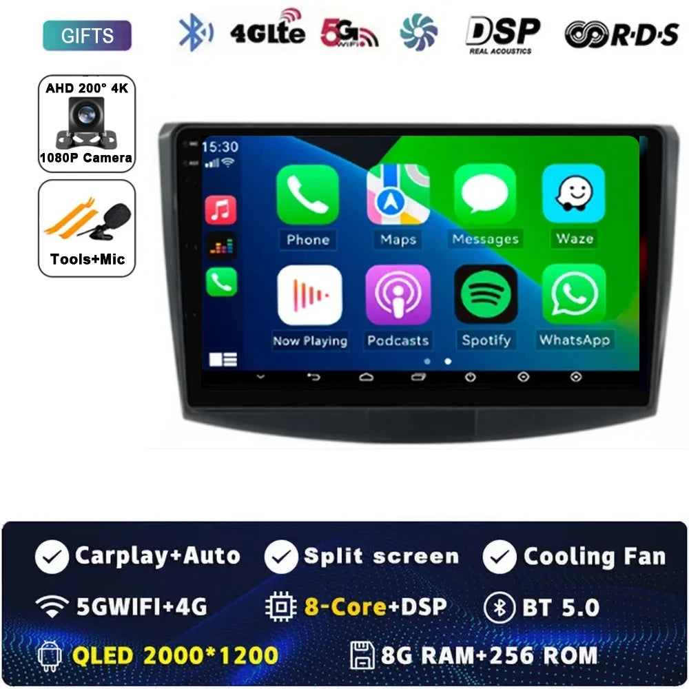Android 14 For Volkswagen VW Passat B6 B7 CC 2007-2016 Carplay Radio Multimedia Player Auto Car Radio WIFI 4G GPS DSP48EQ 2din
