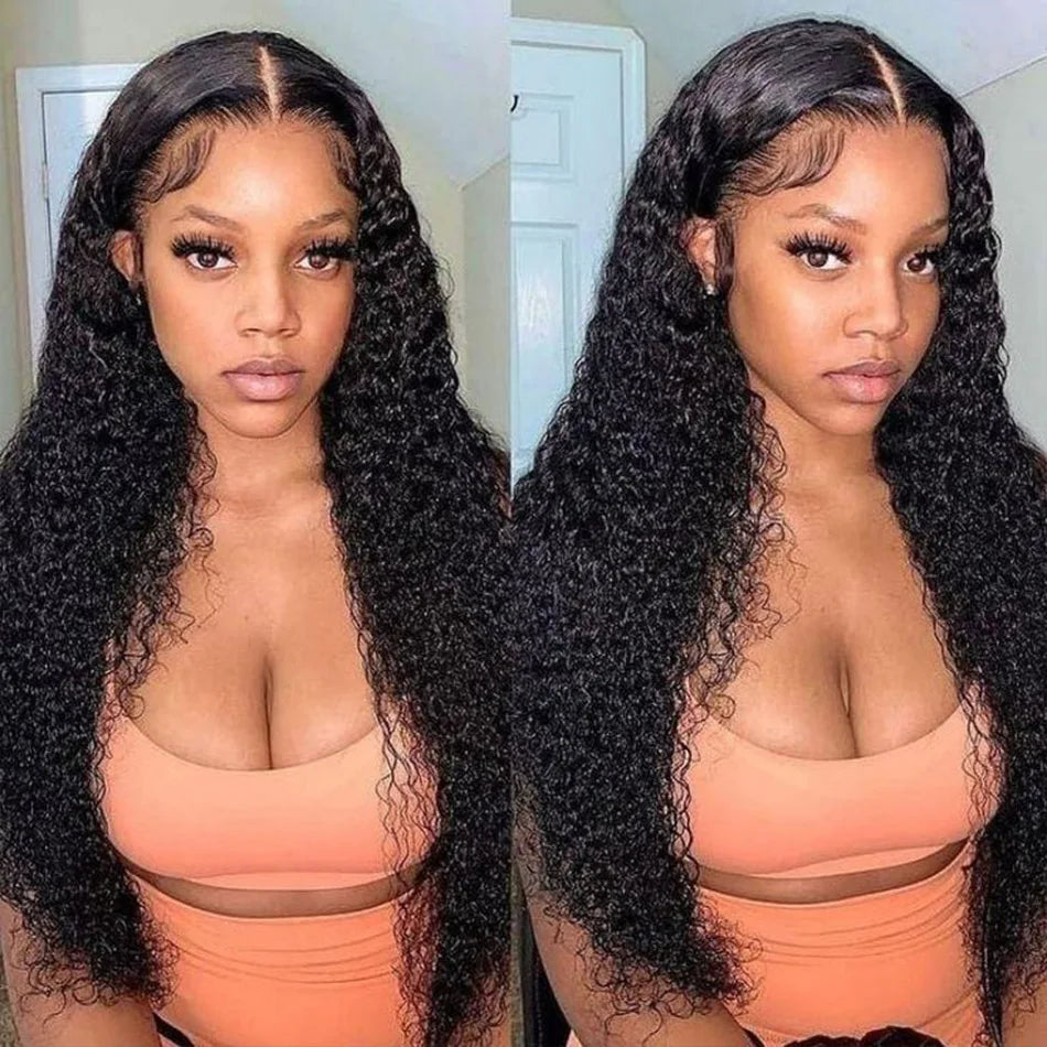 Mongolian Kinky Curly Human Hair Bundles Wholesale 1/3/4 Pieces Natural Hair Extensions Topper Woman Human Hair Free Shipping